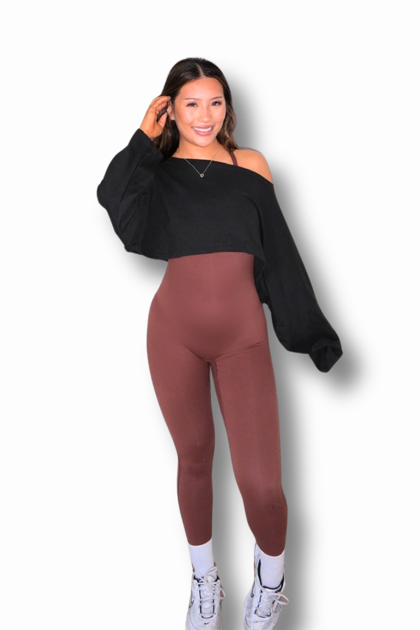 Luna Off-Shoulder Long Sleeve