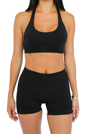Seamless Sculpt Halter Crop
