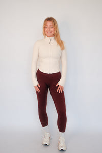 Sculpt Zip Jacket (OAT)