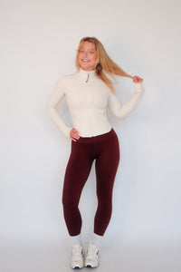Sculpt Zip Jacket (OAT)