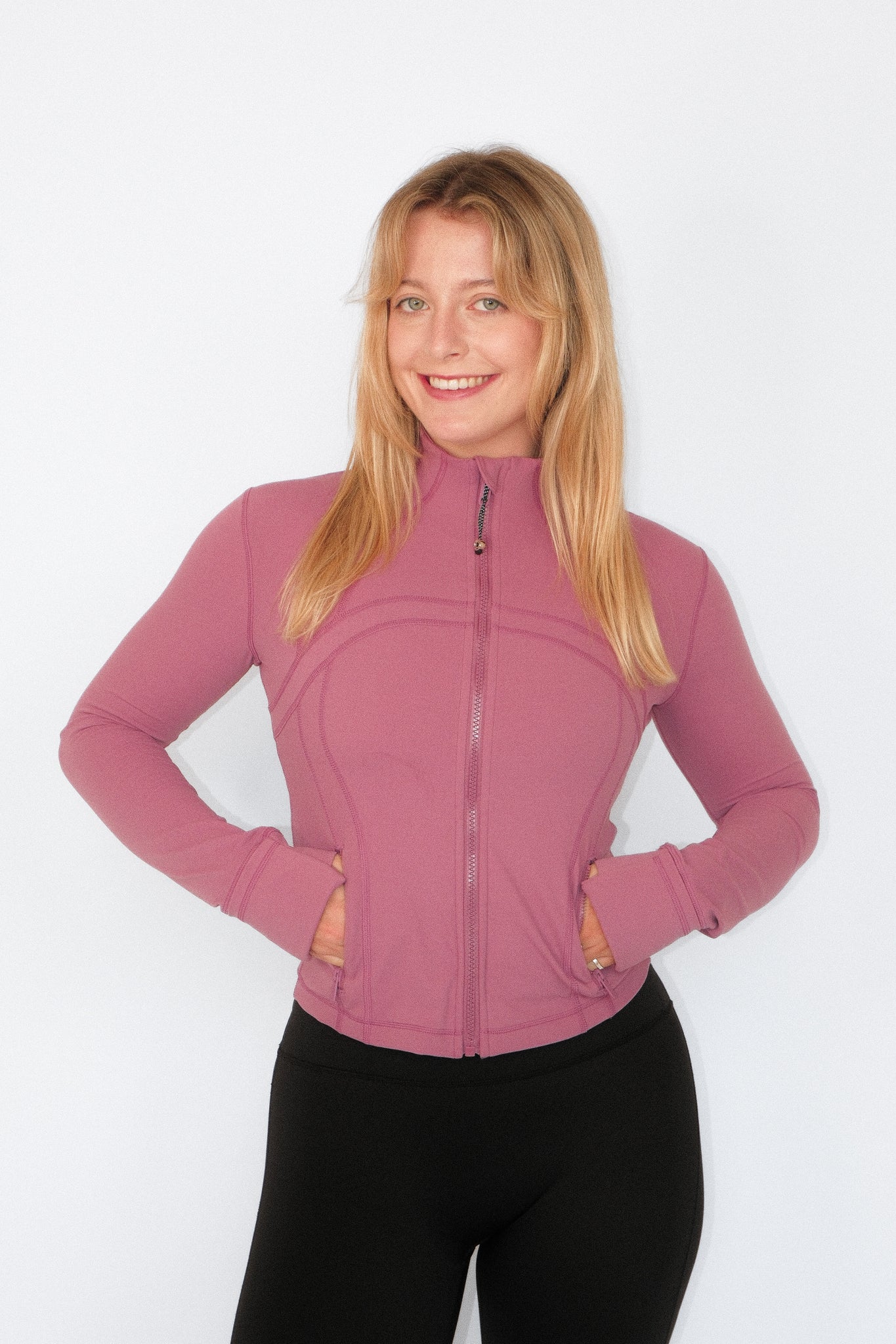 Sculpt Zip Jacket (PETAL)